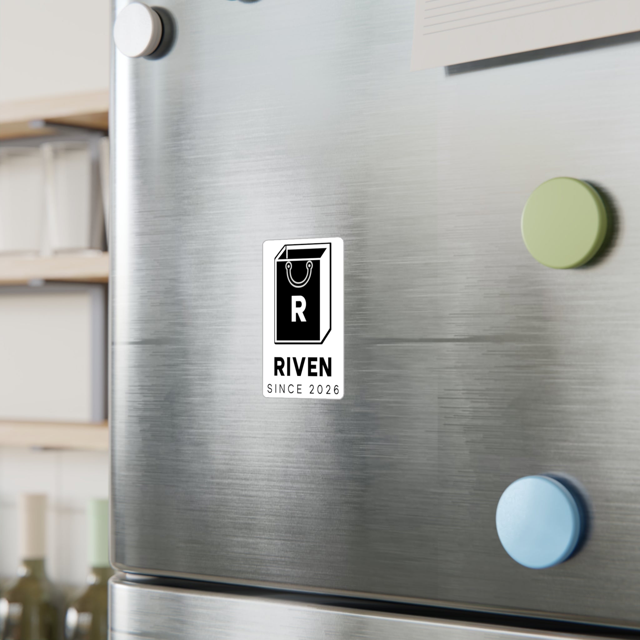 Sticker — RIVEN Logo Kiss-Cut Vinyl Decal (Since 2026)