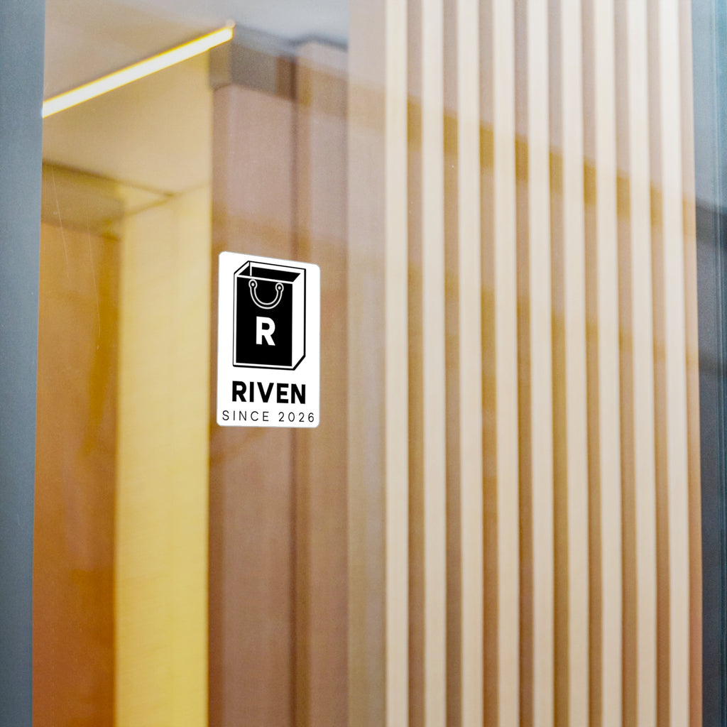 Sticker — RIVEN Logo Kiss-Cut Vinyl Decal (Since 2026)