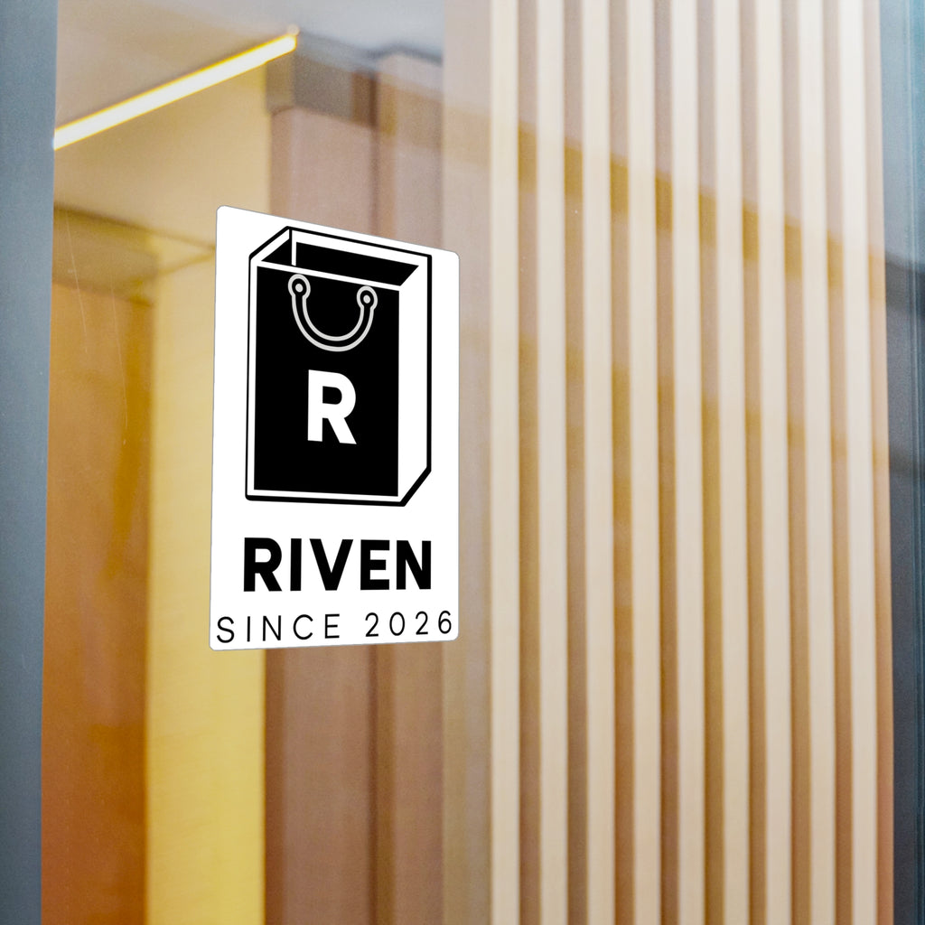 Sticker — RIVEN Logo Kiss-Cut Vinyl Decal (Since 2026)