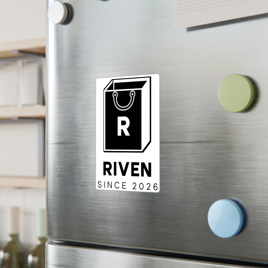 Sticker — RIVEN Logo Kiss-Cut Vinyl Decal (Since 2026)