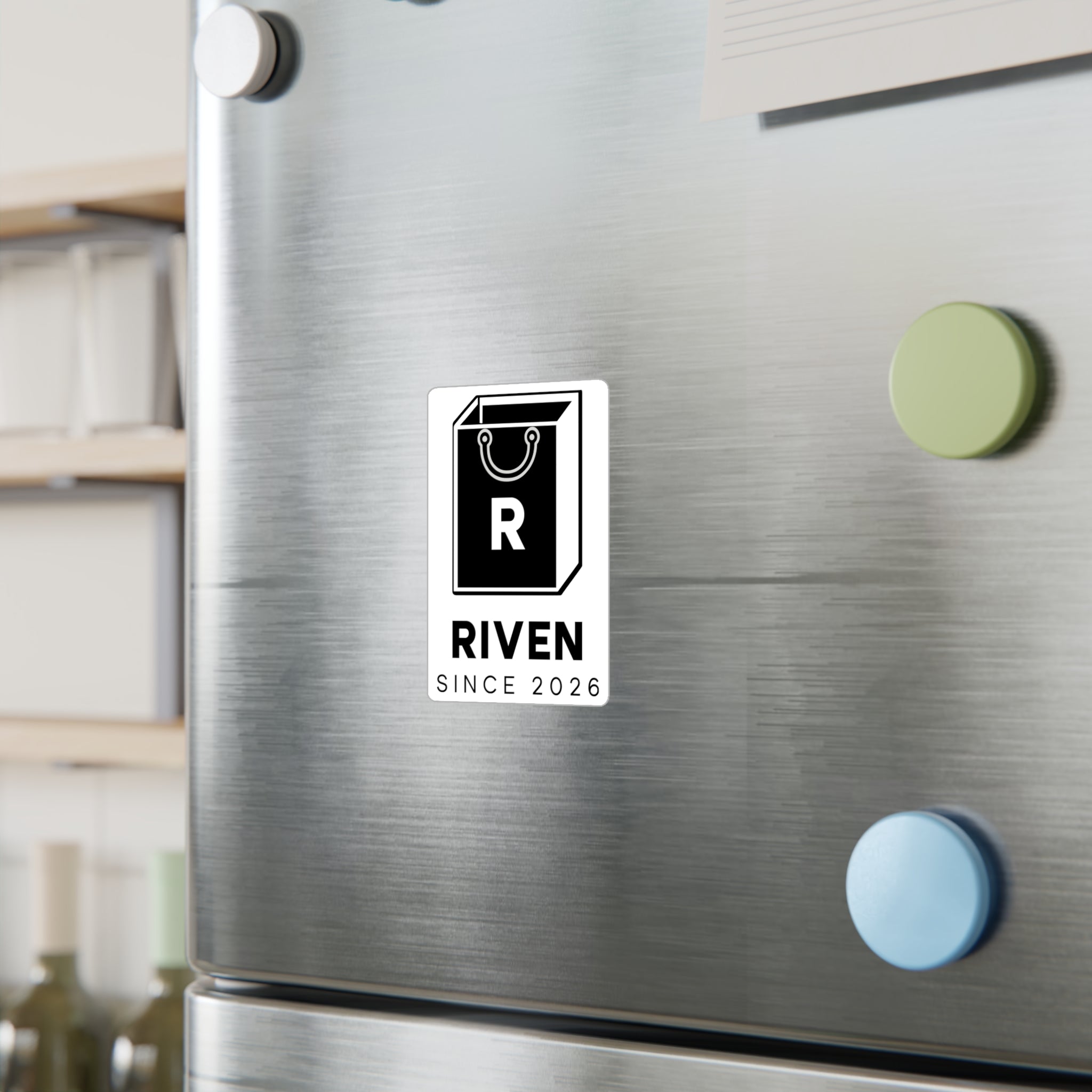 Sticker — RIVEN Logo Kiss-Cut Vinyl Decal (Since 2026)