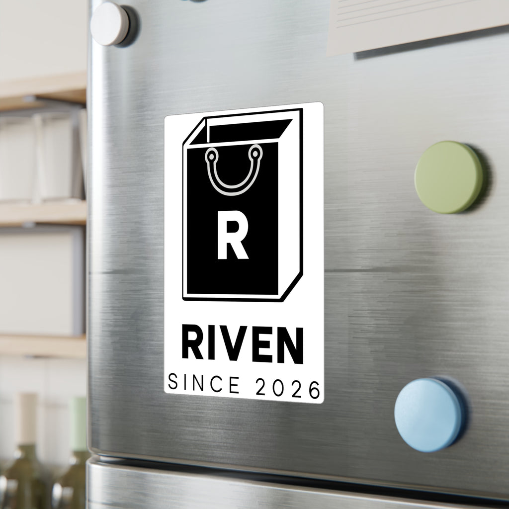 Sticker — RIVEN Logo Kiss-Cut Vinyl Decal (Since 2026)