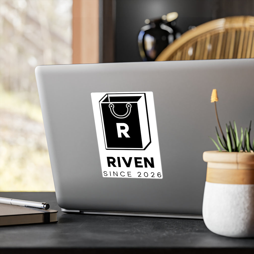 Sticker — RIVEN Logo Kiss-Cut Vinyl Decal (Since 2026)